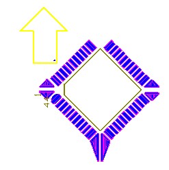 OFP和PLCC型集成塊如采用紅膠工藝過波峰,需采用斜角45度方式擺放，且每邊的最后一個(gè)引腳均需添加盜錫焊盤