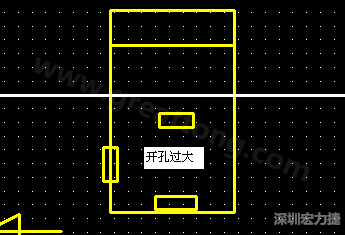 PCB設(shè)計時后焊元件焊盤開孔過大容易使焊錫流進插座造成短路。